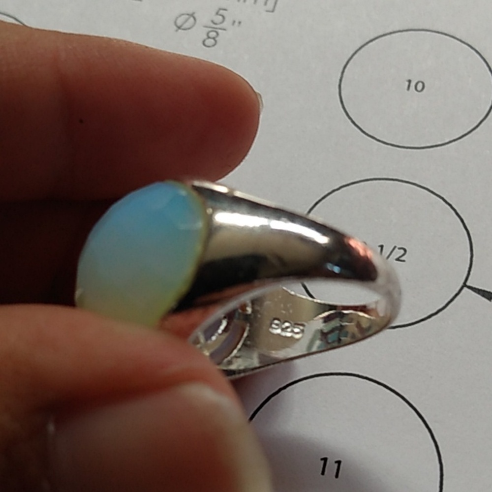 925 Sterling Silver Bubble Ring - image 3